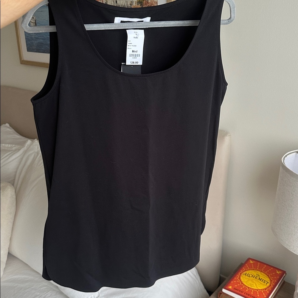 Lafayette 148 New York Black Tank Top